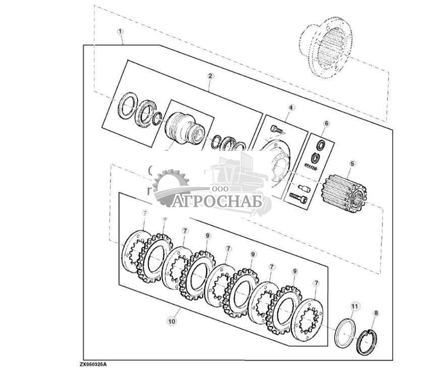 Узлы дискового сцепления 
